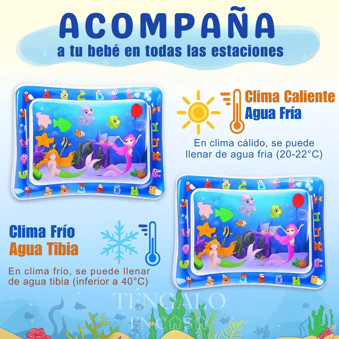 Tapete de Agua Inflable para Bebé